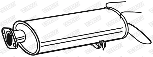 Zadní tlumič výfuku