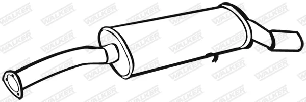 Zadní tlumič výfuku