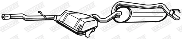 Zadní tlumič výfuku