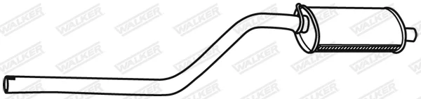 Střední tlumič výfuku