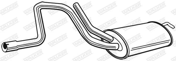 Střední tlumič výfuku