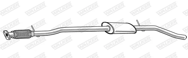 Střední tlumič výfuku