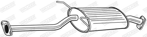 Střední tlumič výfuku