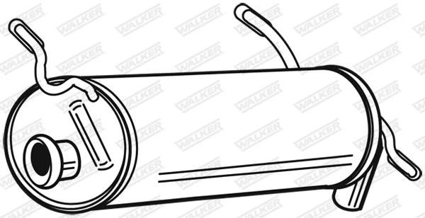 Zadní tlumič výfuku