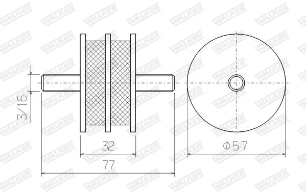 Pryžový pásek, výfukový systém