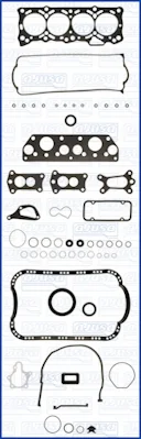 Kompletní sada těsnění, motor