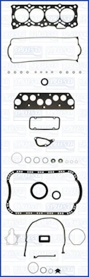 Kompletní sada těsnění, motor