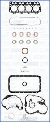 Kompletní sada těsnění, motor FIBERMAX