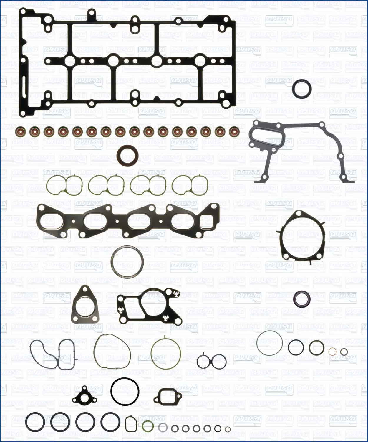 Kompletní sada těsnění, motor