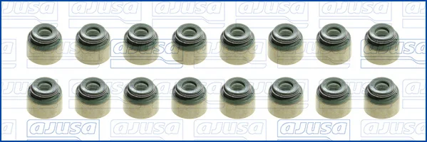 Sada těsnění, dřík ventilu