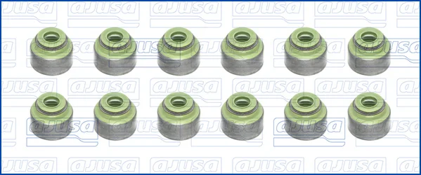 Sada těsnění, dřík ventilu