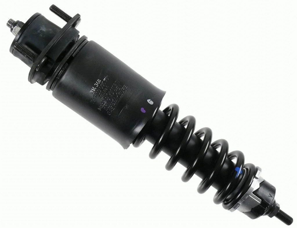 Tlumič, zavěšení kabiny