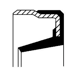 Těsnicí kroužek hřídele, náboj kola