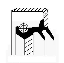 Těsnicí kroužek hřídele, diferenciál