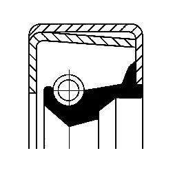 Těsnicí kroužek hřídele, diferenciál