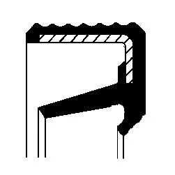 Těsnicí kroužek, ložisko spojk.hřídele