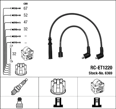 Sada kabelů pro zapalování