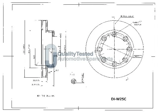 Brzdový kotouč Quality Tested
