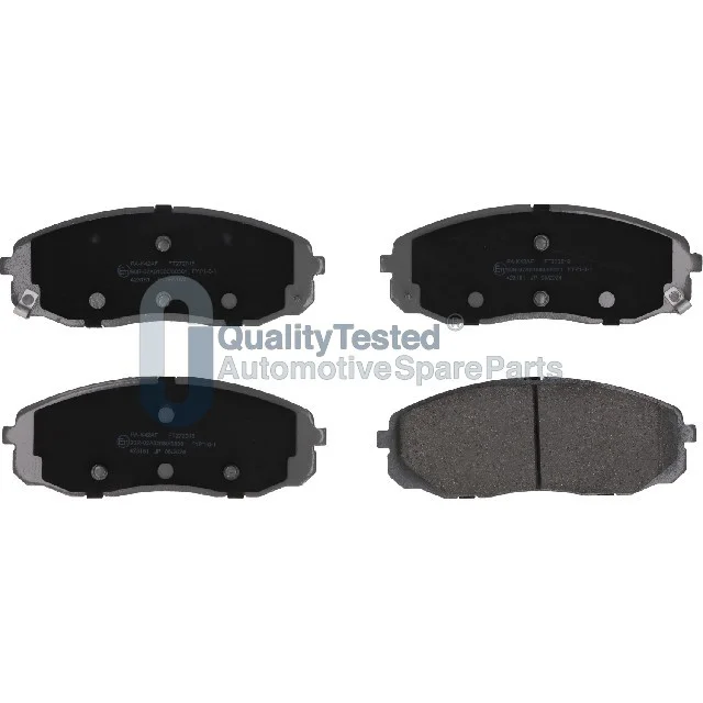 Sada brzdových destiček, kotoučová brzda Quality Tested