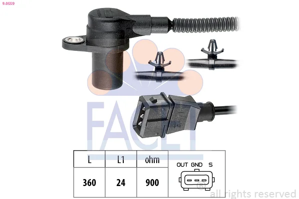 Generátor impulsů, klikový hřídel Made in Italy - OE Equivalent