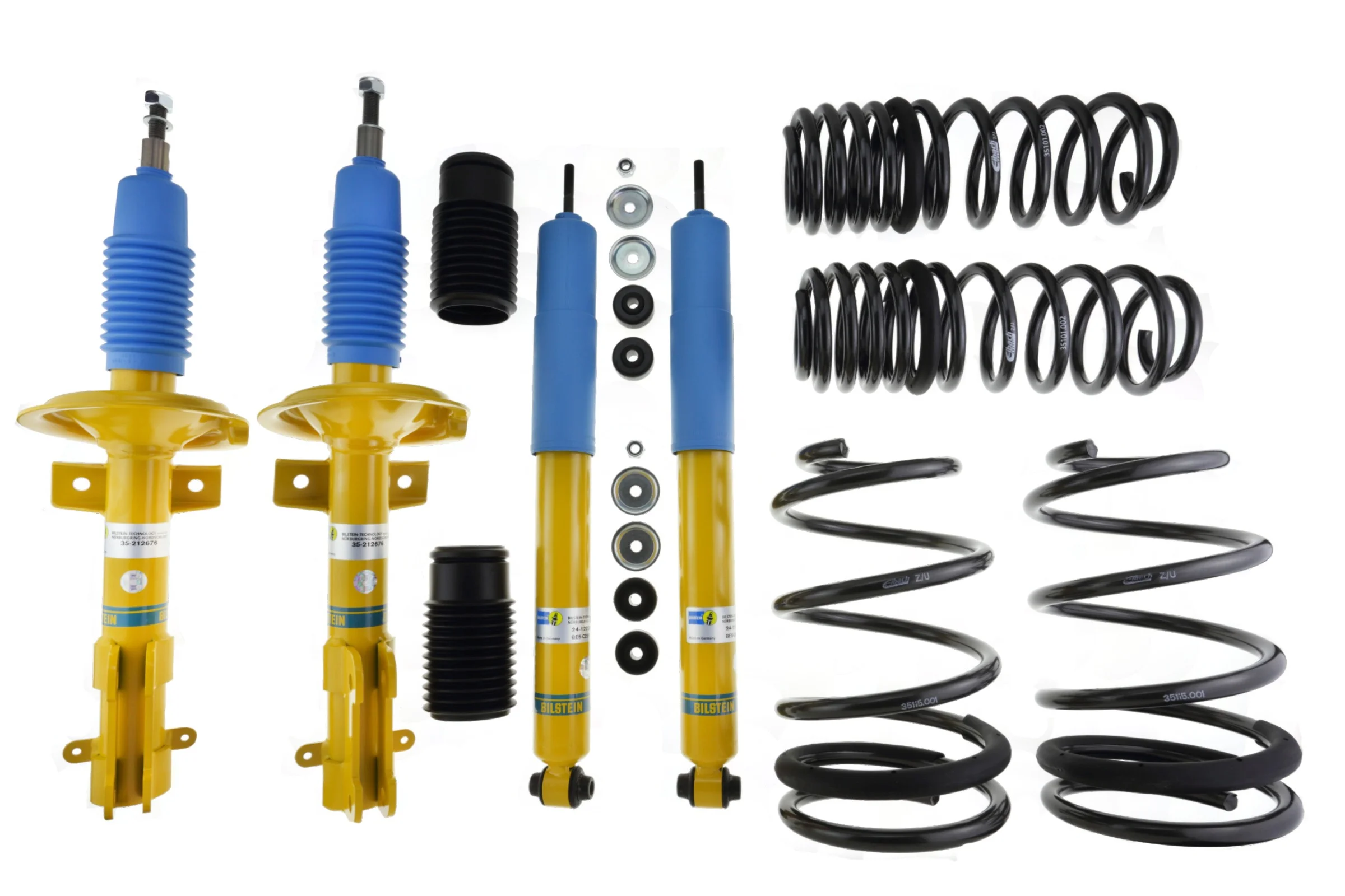 Sada dílů vinutých pružin k odpružení BILSTEIN - B12 Pro-Kit