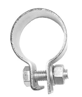 Svěrná objímka, výfukový systém