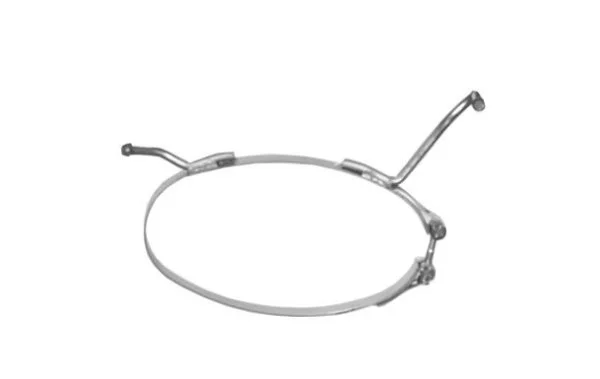 Svěrná objímka, výfukový systém