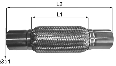 Flexibilní trubka, výfukový systém