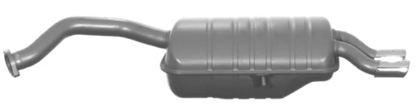 Zadní tlumič výfuku