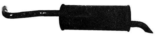 Zadní tlumič výfuku