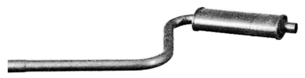 Střední tlumič výfuku