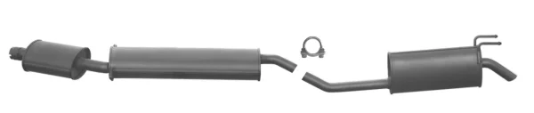 Zadní tlumič výfuku