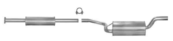 Střední tlumič výfuku