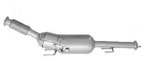 Filtr sazových částic, výfukový systém