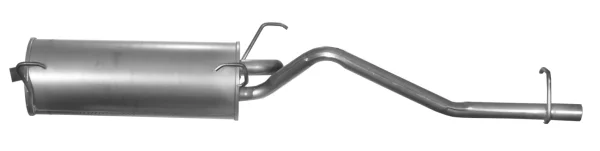 Zadní tlumič výfuku