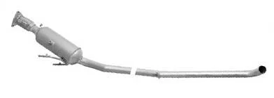 Filtr sazových částic, výfukový systém