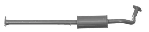 Střední tlumič výfuku