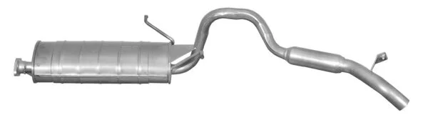 Zadní tlumič výfuku