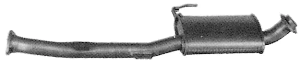 Střední tlumič výfuku