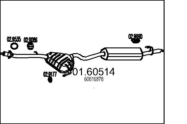 Zadní tlumič výfuku
