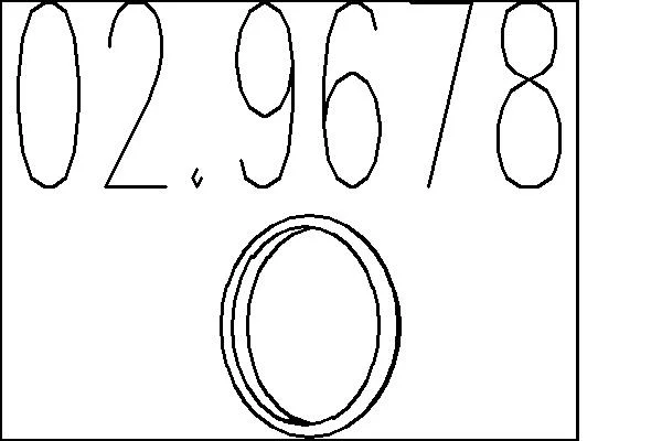 Těsnění, výfuková trubka