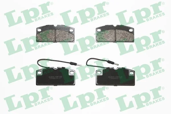 Sada brzdových destiček, kotoučová brzda