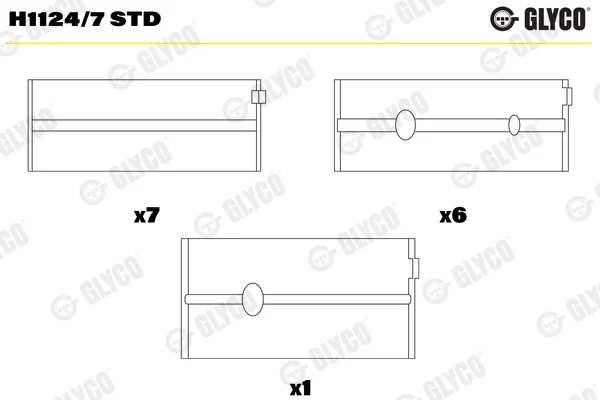 Hlavní ložiska klikového hřídele