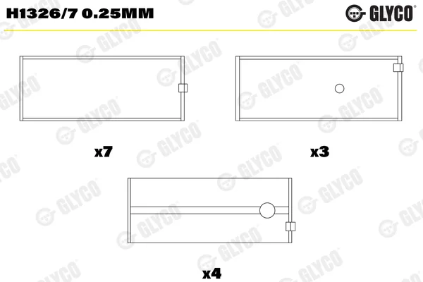 Hlavní ložiska klikového hřídele