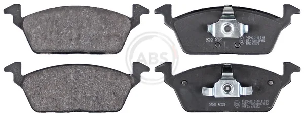 Sada brzdových destiček, kotoučová brzda