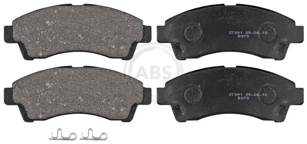 Sada brzdových destiček, kotoučová brzda