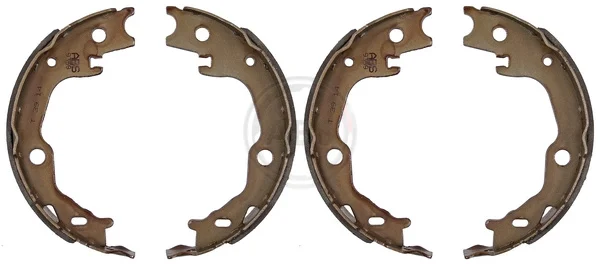 Sada brzdových čelistí, parkovací brzda