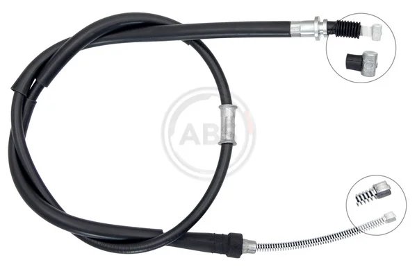 Tažné lanko, parkovací brzda