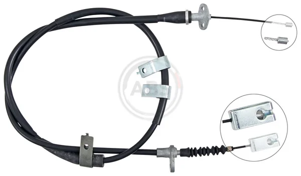 Tažné lanko, parkovací brzda