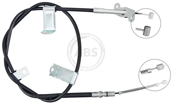 Tažné lanko, parkovací brzda